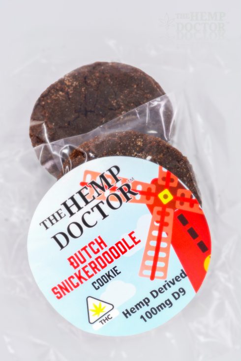 One (1) of The Hemp Doctor Fresh Baked Dutch Snickerdoodle Cookie | 100MG Hemp Derived Delta 9 THC Per Cookie