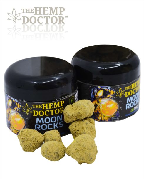 Two (2) Jars of The Hemp Doctor NEW HHC Moon Rocks