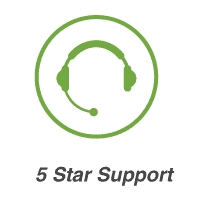 Premium 5 Star Customer Support