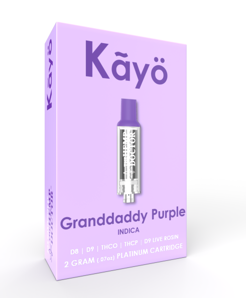 2g granddaddy purple d8 d9 thco indica vape