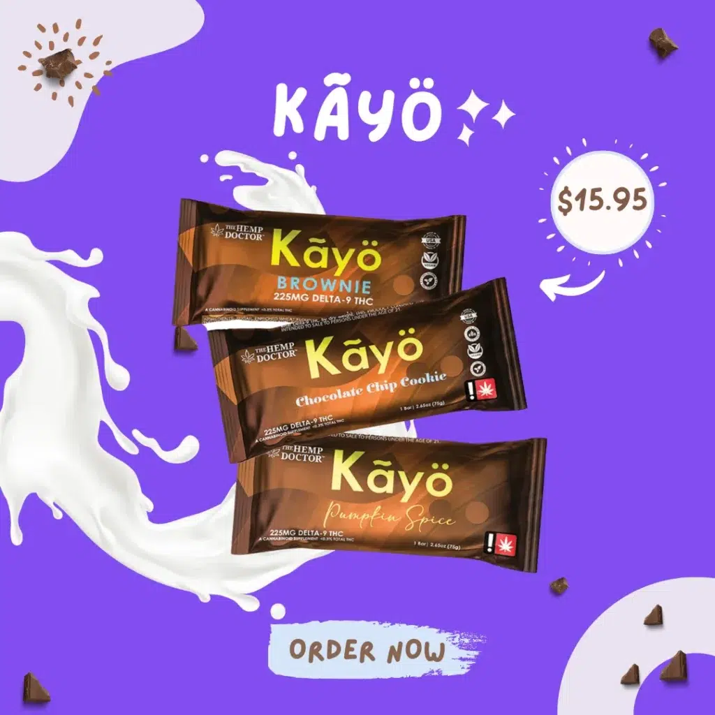 Kayo Brownie product feature from The Hemp Doctor